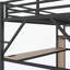 Lit mezzanine avec bureau et station de charge-114224549