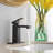 Single-Hole Single-handle Bathroom Faucet with Drain Assembly-78613798