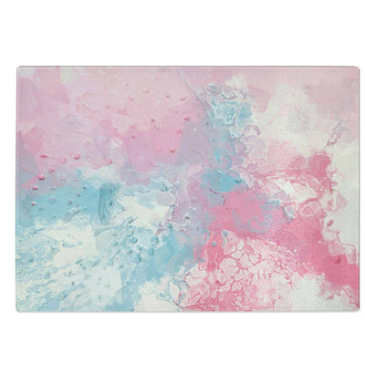 Glass Meeting Friends in Abstract Chopping Board