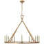 Chapman & Myers Darlana Medium Single Ring Chandelier-51177734-51203293