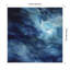 «Rich Blue Watery Abstract» par The Creative Bunch Studio, reproduction d'art sur toile encadrée