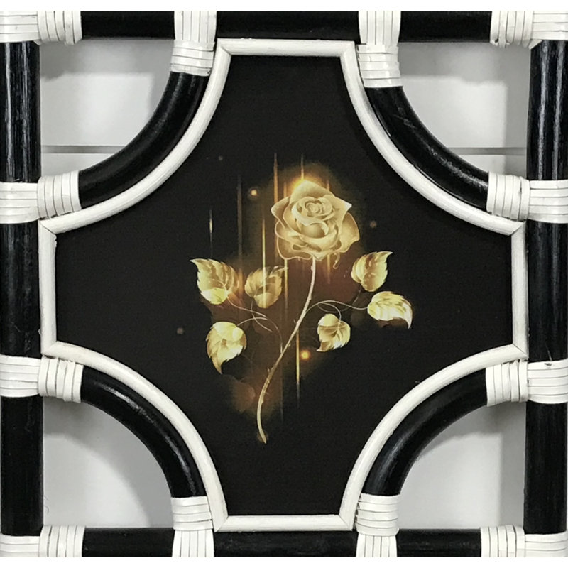 Ean Wicker Open-Frame Headboard