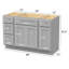 Base de meuble-lavabo simple 48 po seulement-94422688