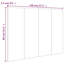 Jasamine Super King (6') Solid Wood Headboard-1762873140
