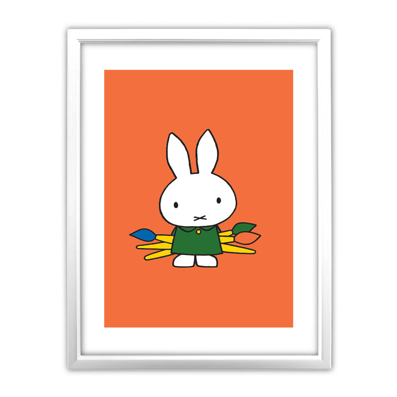 Dick Bruna - Single Picture Frame Print, White