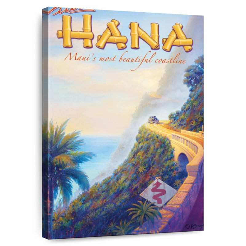 Aime Visit Hana, 45" H x 30" W