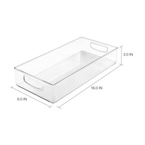 Contenitore Cucina IDesign - Plastica Trasparente, 25x10x15 Cm, Organizer - Foto 8