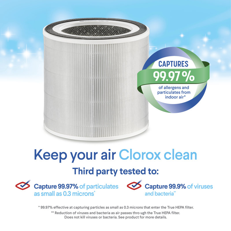 Filtre de remplacement Clorox grande chambre Turbo True Hepa