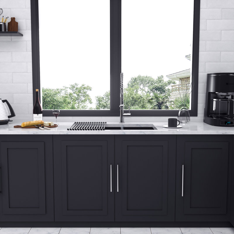 33'' L Double Bowl Stainless Steel Kitchen Sink