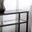 Swanage 50.25'' Glass Top Console Table