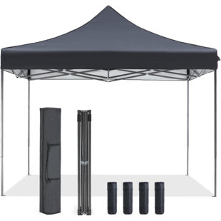 Canopy Tent 10X10 Pop Up Canopy Heavy Duty Canopy Tents For Parties Backyard Waterproof Portable Tent Pop Up Shade Canopy With Sand Bags