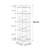 Acrylic Open Bookshelf with 360° Rotating Base-107393913