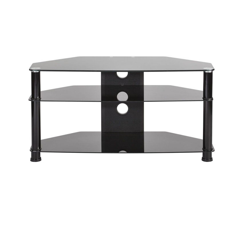 Bathurst TV Stand for TVs up to 43", Black, 50cm H x 100cm W x 40cm D