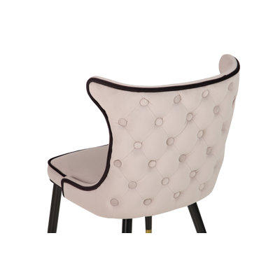 111.76cm H Tufted Velvet Upholstered Side Chair
