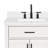 Tidworth 42'' Solid Wood Single Bathroom Vanity with 1.5'' White Quartz Top-1004111407-970334954-1004111409