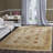 Armintha Floral Handmade Tufted Wool Beige Area Rug-17989837