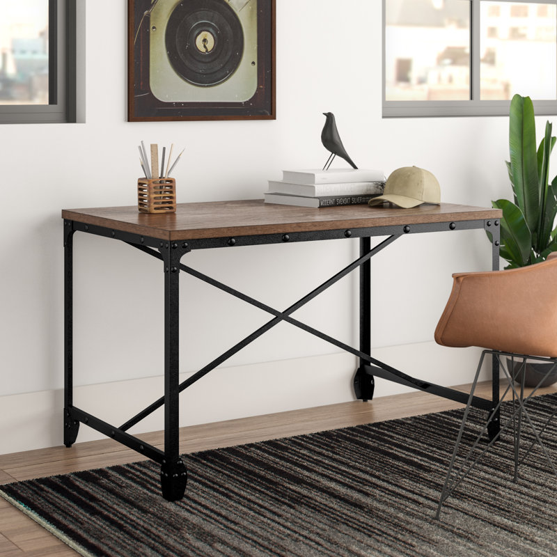 Metal Base Writing Desk