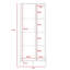 Saige 1 -Door 6 -Shelf Storage Cabinet