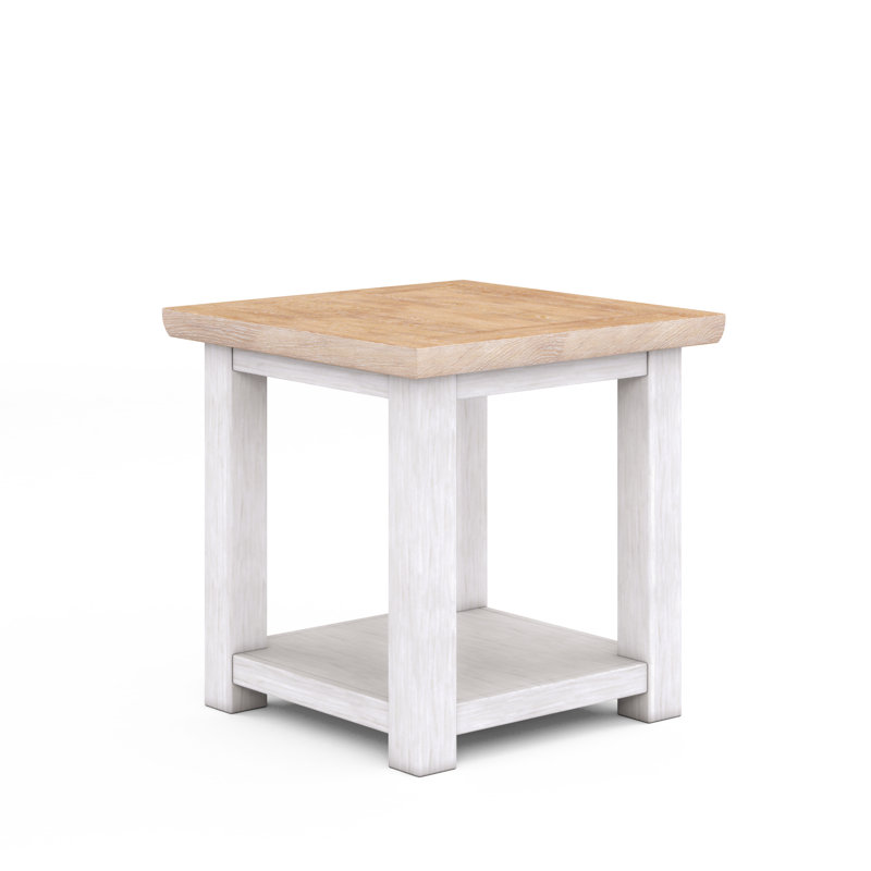 Mercury Solid Wood End Table