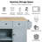 Kitchen Cart with Drop-Leaf Countertop and Internal Storage Racks-848109889