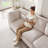 5-Piece L-Shaped Upholstered Sectional, Modular Sofa-57051989