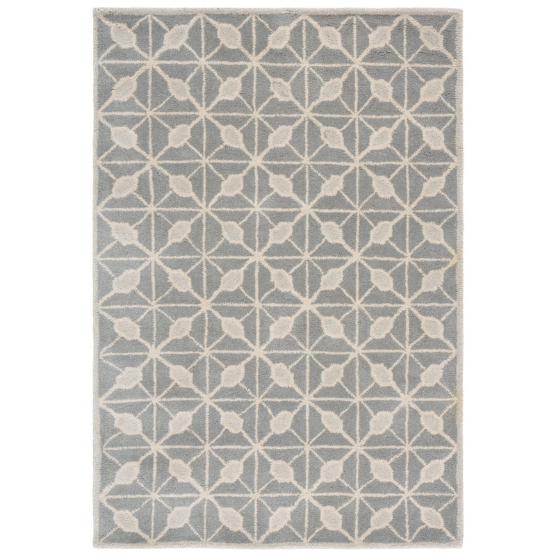 Isaac Mizrahi Hand Tufted Wool Geometric Rug