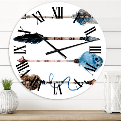 Horloge murale bohème et éclectique