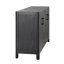 Armoire à 4 portes de style campagnard Mirod, décor rustique pour les entrées ou les petits espaces, fabrication en bois massif et en panneau de fibres à densité moyenne-892515651