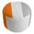 Orange/White/Silver