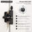 Key Lockable 2 Way Gate Latch With Spring Loaded Pull Cable And ...