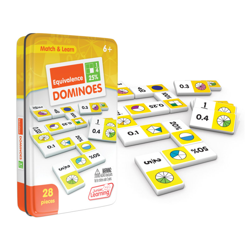Equivalence Dominoes Match and Learn Educational Learning Game