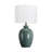 22.5in Ceramic Table Lamp With Drum Shade-1514481187