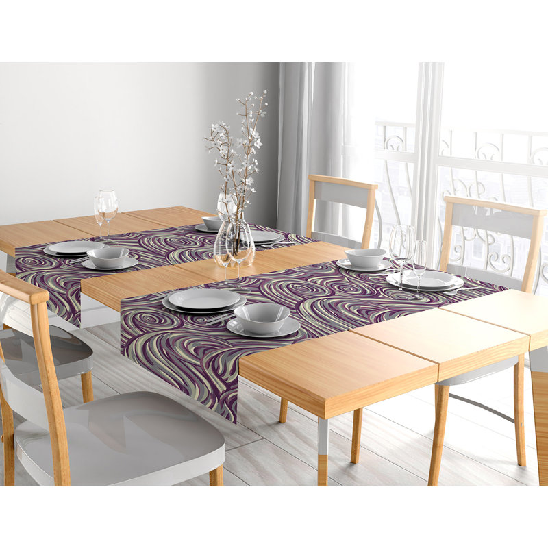 Leonia Abstract Table Runner