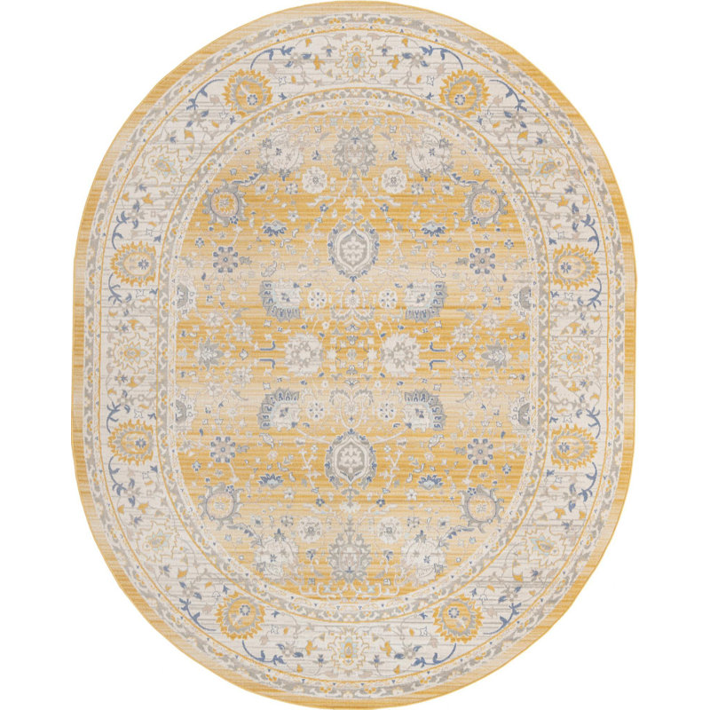 Denena Oriental Indoor Rug, Oval 8' x 10'