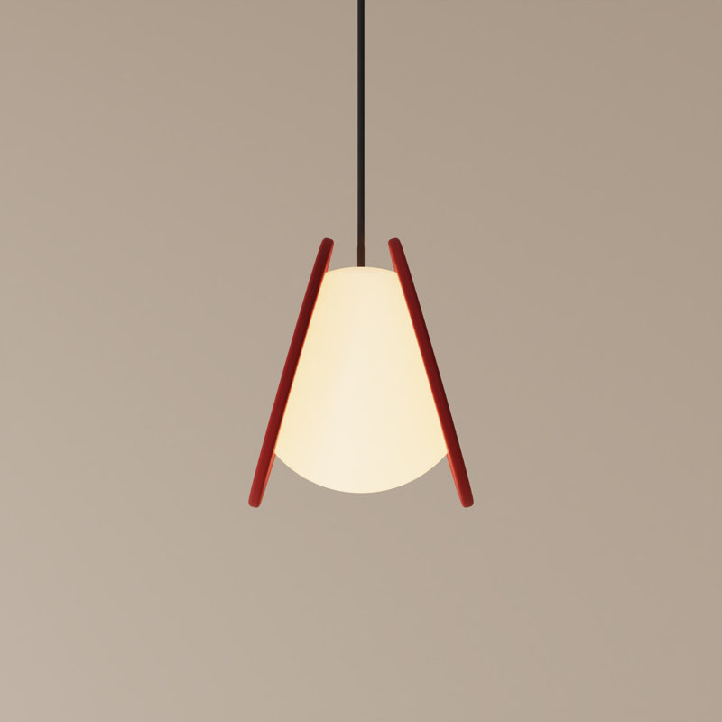 Pendulum Pendant Light, Canyon, Black, 14" H x 9.69" W x 8.03" D