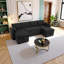 Canapé-lit modulaire en U 107 po avec rangement et ports USB-1780137243