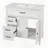 Bathroom Vanity with Sink Cabinet Drawers and Solid Frame MDF Board-1737126158
