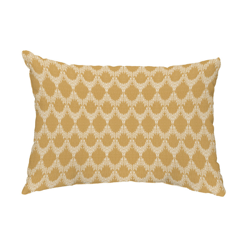 Coussin lombaire d'extérieur Peace, Jaune