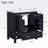 Leilaney 18.3'' Single Bathroom Vanity with Ceramic Top-1178023970
