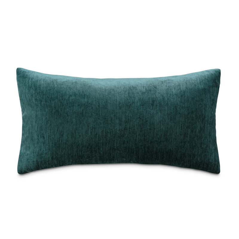 The Smith Chenille Lumbar Pillow Cover & Insert, Teal