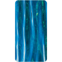 Versatraction Palm Frond Bath Tub and Shower Mat, Blue