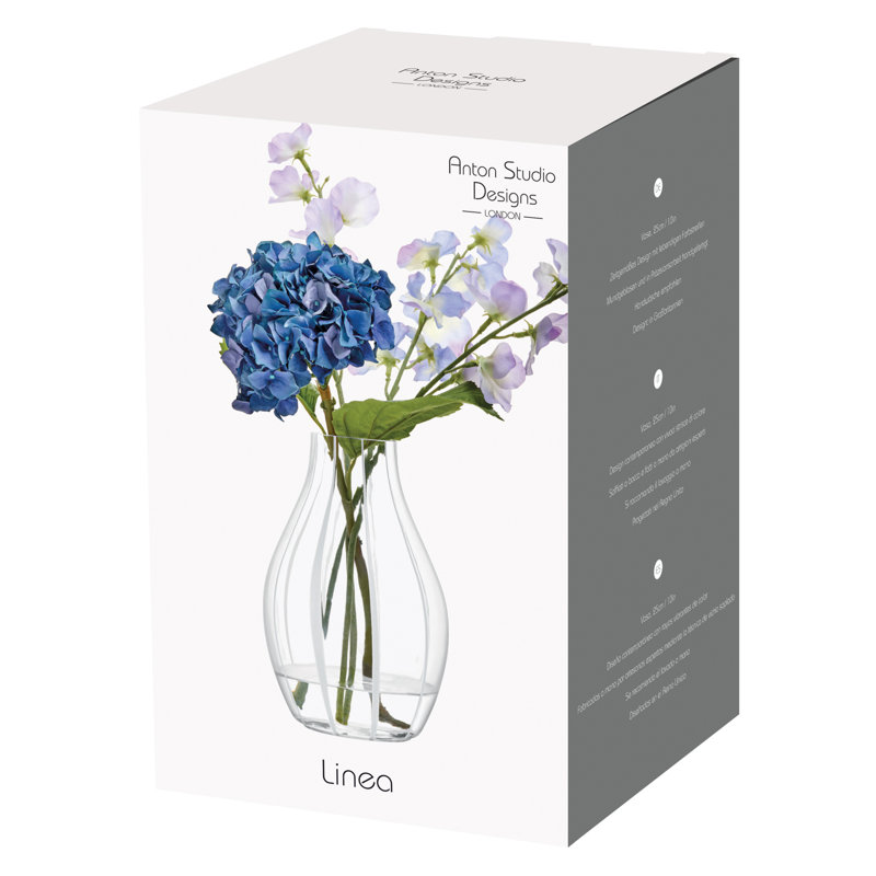 Judkins - White Vase - White, Clear