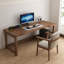 Bureaux rectangulaires en bois massif brun clair-107971876