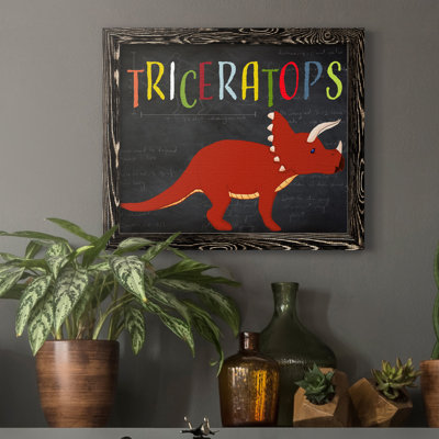 Triceratops - reproduction d'art sur toile