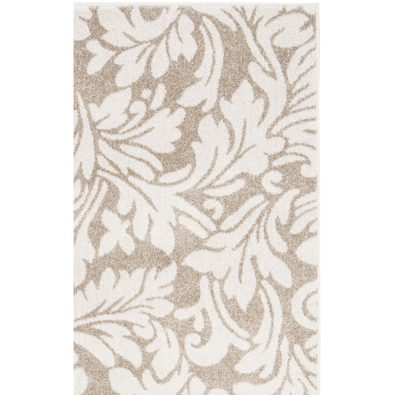 Tapis performance à motif floral Carman, Rectangle 6 pi x 9 pi