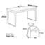 Bureau moderne en noyer noir-1730444117