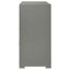 Commode 6 tiroirs grise ultrabrillante-78003266
