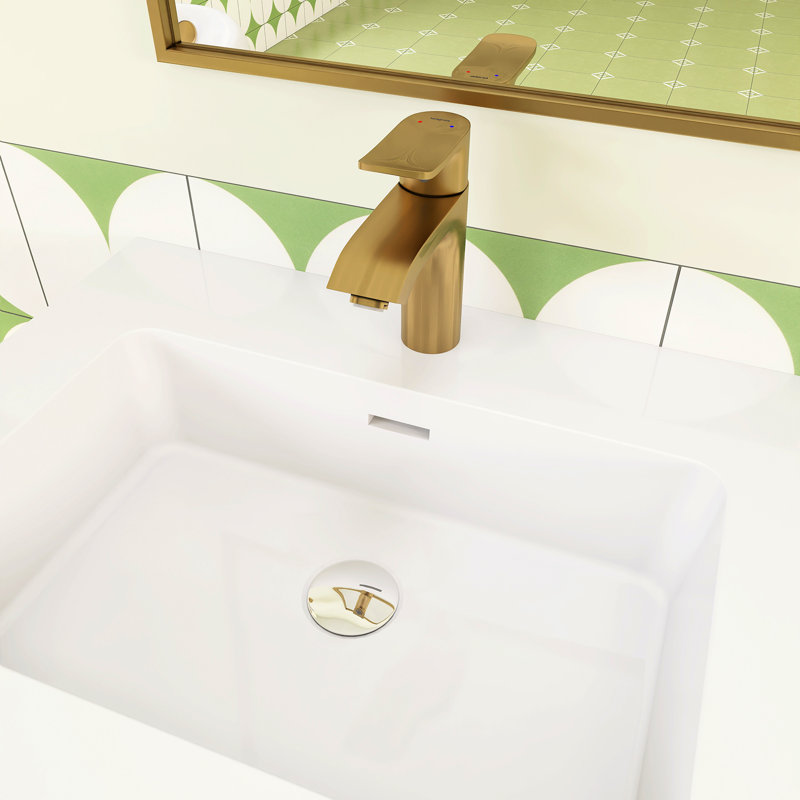 Meuble-lavabo simple avec surface solide, 24"