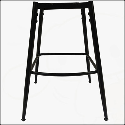 Gunnar Seat Height Linen Woven Counter Stools with Footrest