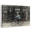 «Urban Motion Blur Rider Abstract Contemporary City Tree», reproduction d'art murale-129715791